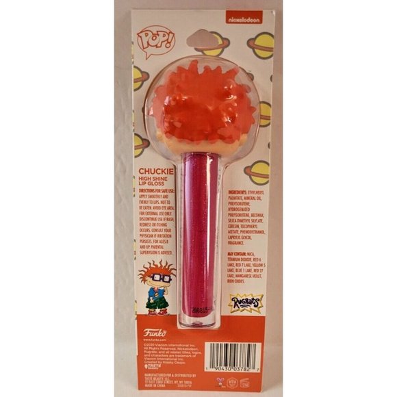 New Chuckie Lip Gloss Pink High Shine Funko Rugrats Limited Edition Make-up - Picture 4 of 6